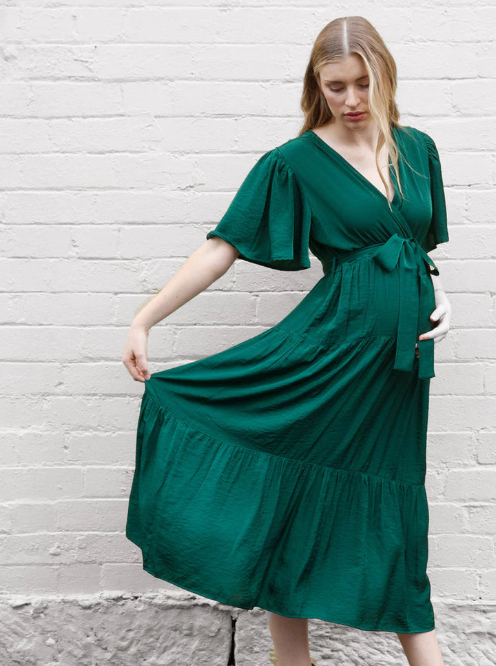 Cara Maxi Dress - Emerald Green