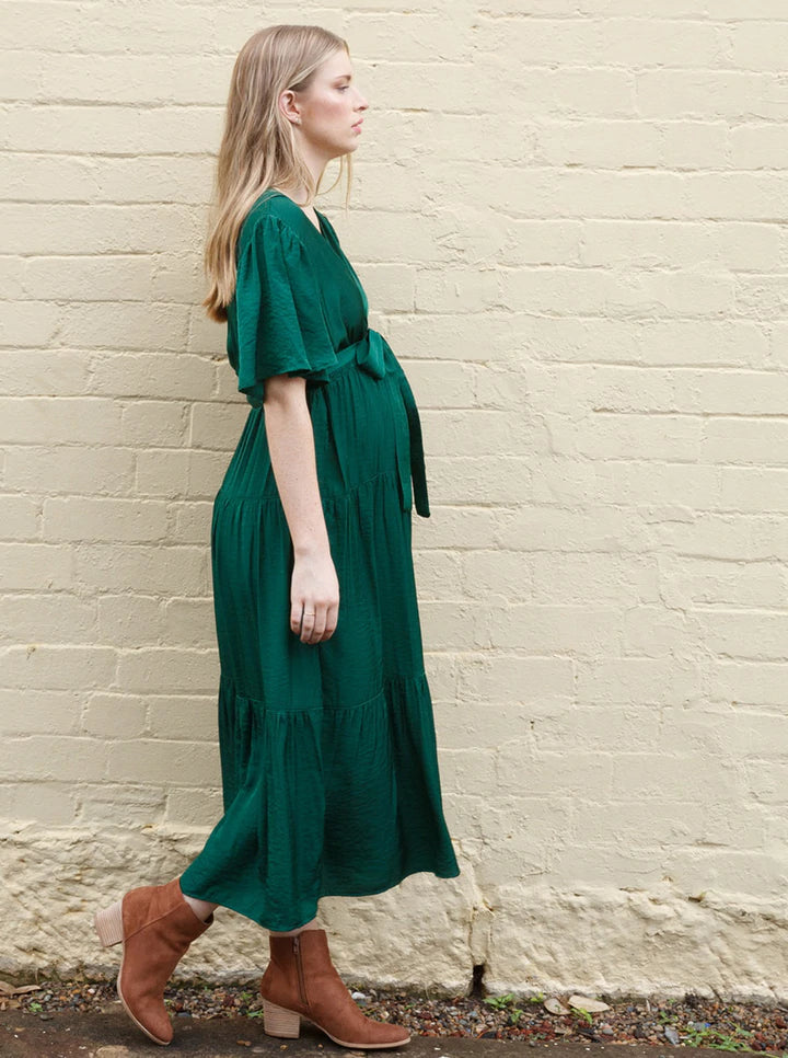 Cara Maxi Dress - Emerald Green