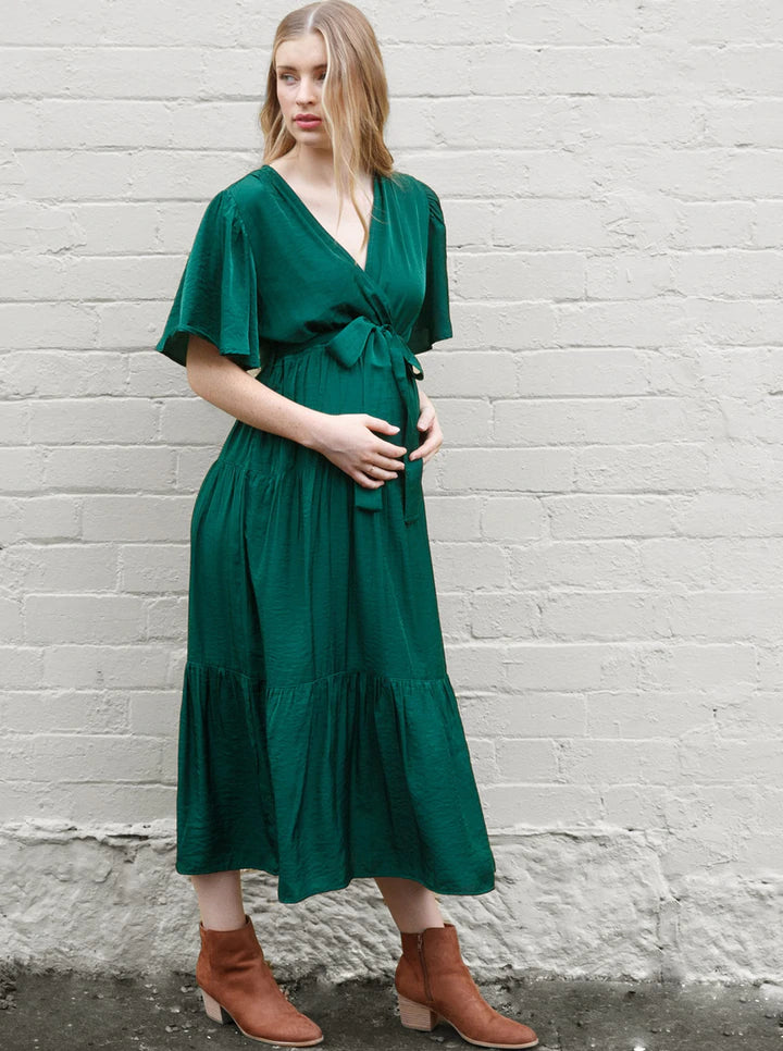 Cara Maxi Dress - Emerald Green