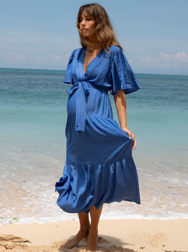 Cara Maxi Dress - Cobolt blue